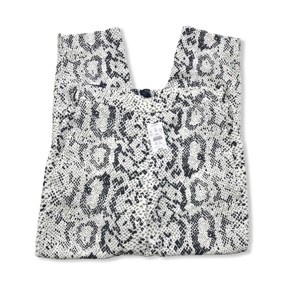 J. Crew Women’s Snakeskin Jaime Pants Pull on size 6 - Picture 4 of 8